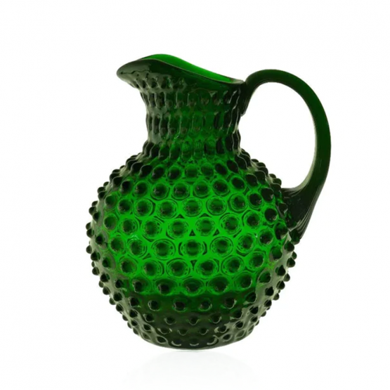 RUSSIAN GREEN HOBNAIL JUG 2L